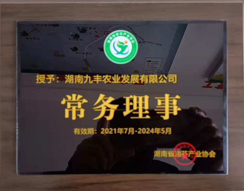 湖南省油茶工业协会常务理事