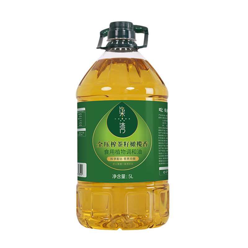 柒湾全压榨茶籽橄榄香食用植物协调油